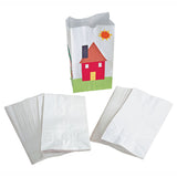 Colorations paper bag white, set of 50