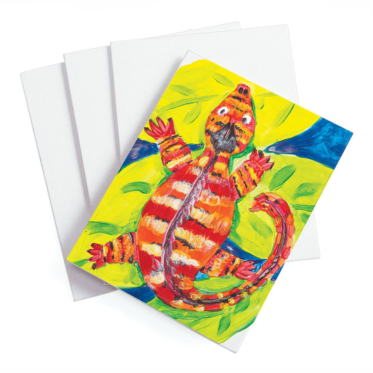 Koloratiounen - Canvas Kotteng 20,5 x 15cm, Set vun 12