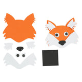 Colorations - Les visages d'animaux en mousse font un ensemble d'artisanat, 36dlg.