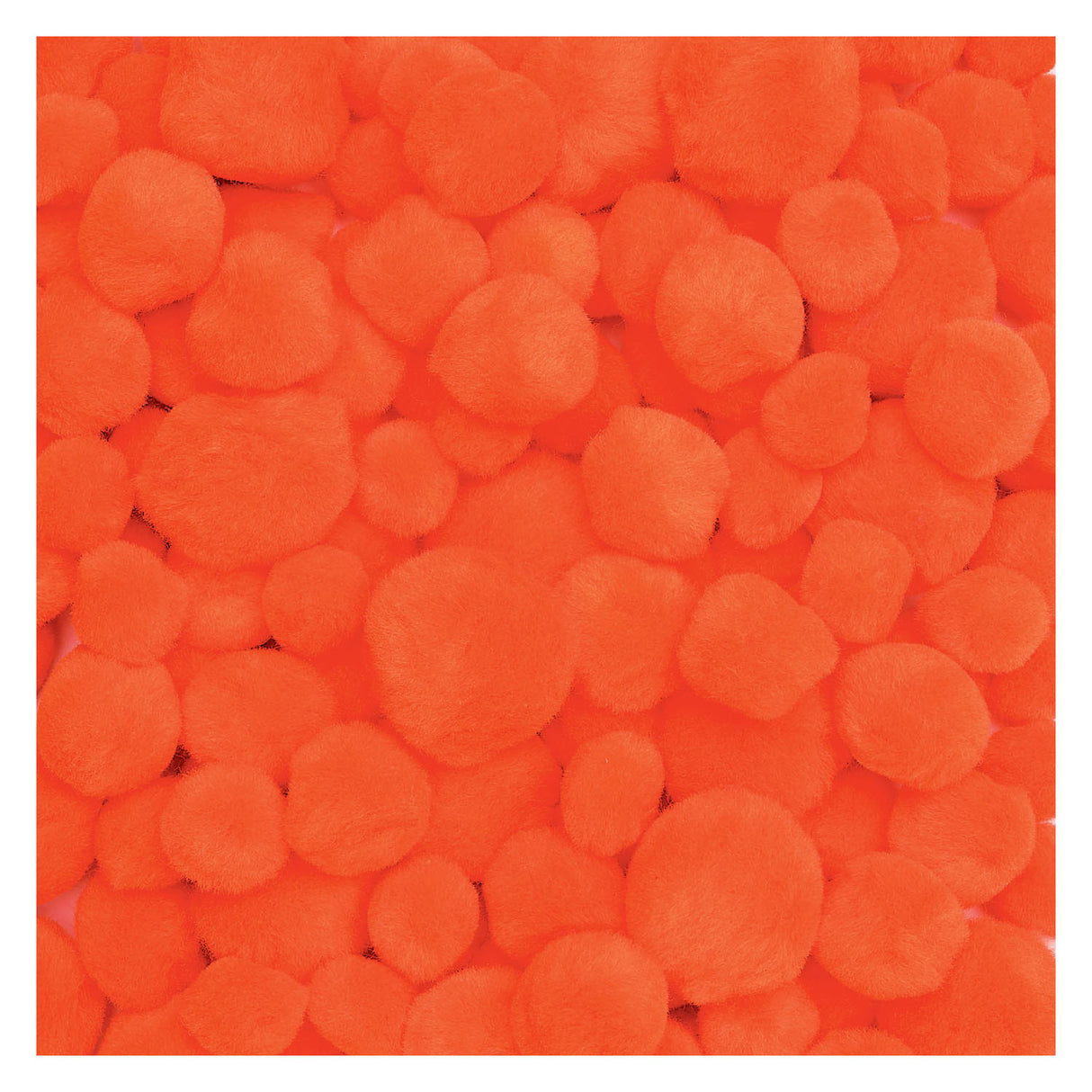 Colorations - Pom Pom Oranje, 100e.