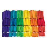 Colorations - Colored Wood Craft Sticks Classroom Package, 1200st.