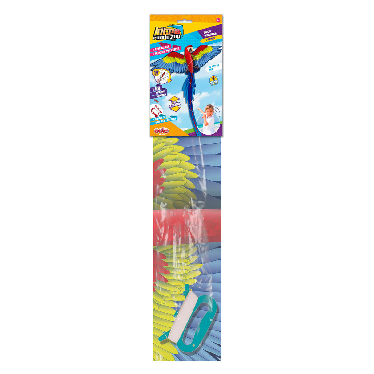 Kites Ready 2 Fly - Pop -Up 3D Vater Papegaai