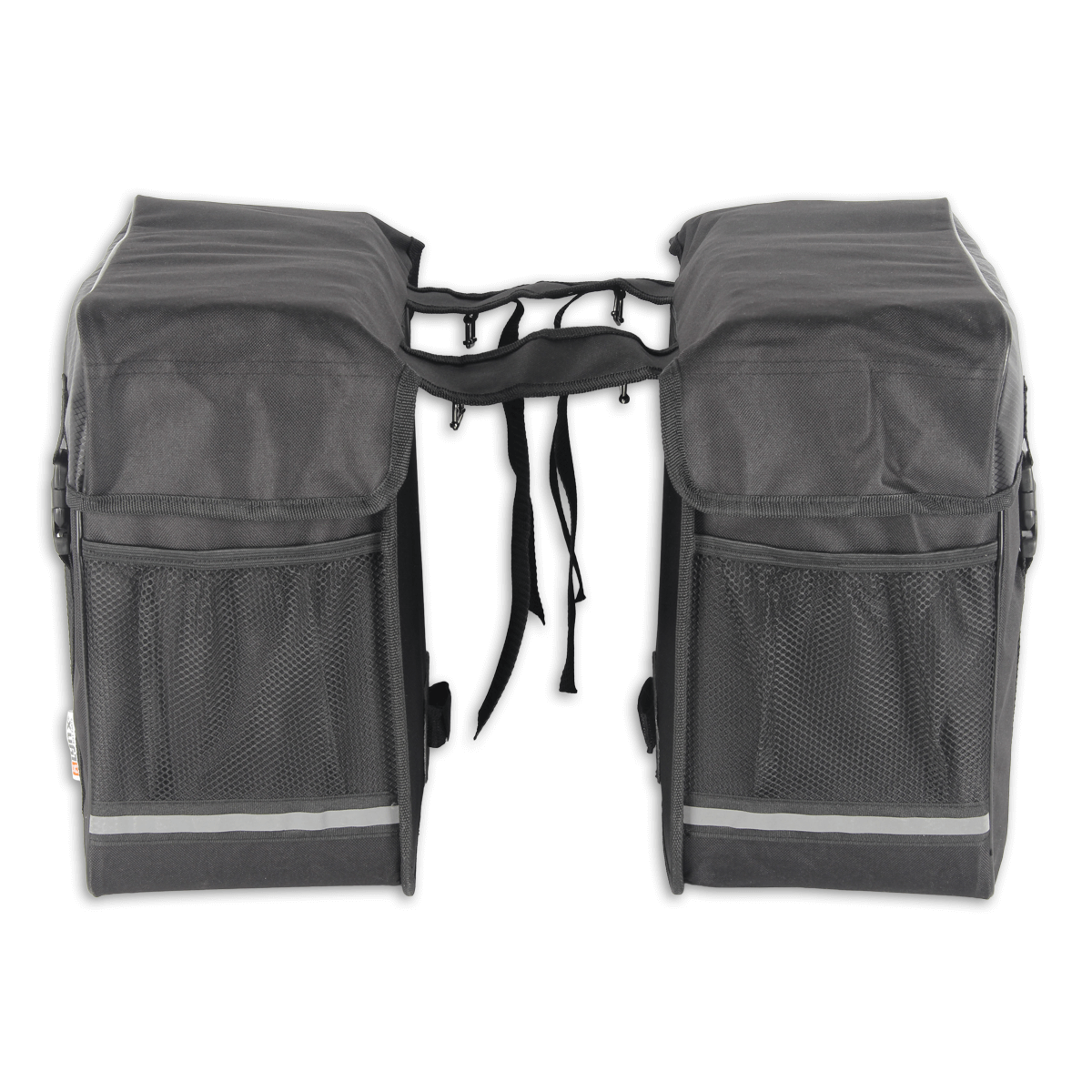 Lynx dobbelt cykelpose sort 35 liter
