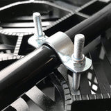 Bicycle crate mounting set galvanized