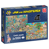 Jan van Haasteren The Muziekwinkel Holiday jitters 2 x 1000 pieces