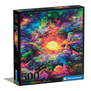 Clementoni Jigsaw Puzzle Psyschedelic Jungle Sunrise Colorboom, 500st.