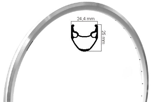 Ryde Relg X-Plorer 28 palčni 622 Aluminij 32 lukenj 14g