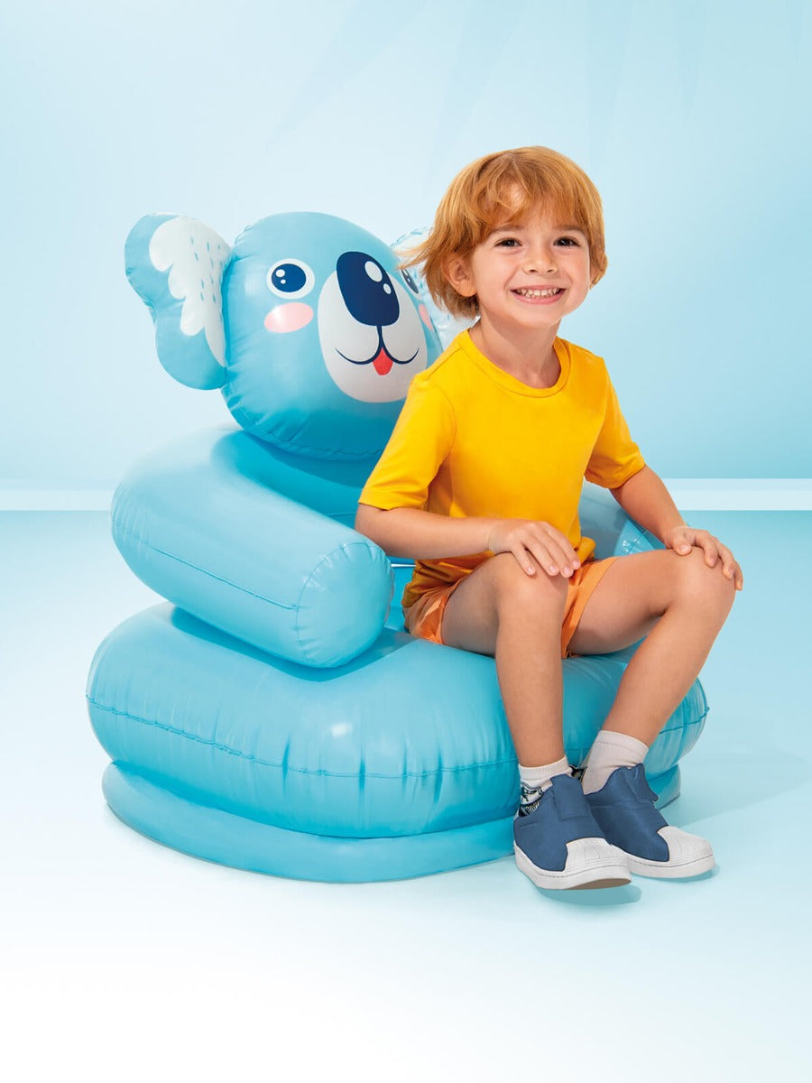 Intex High stol 'srečna žival' modra