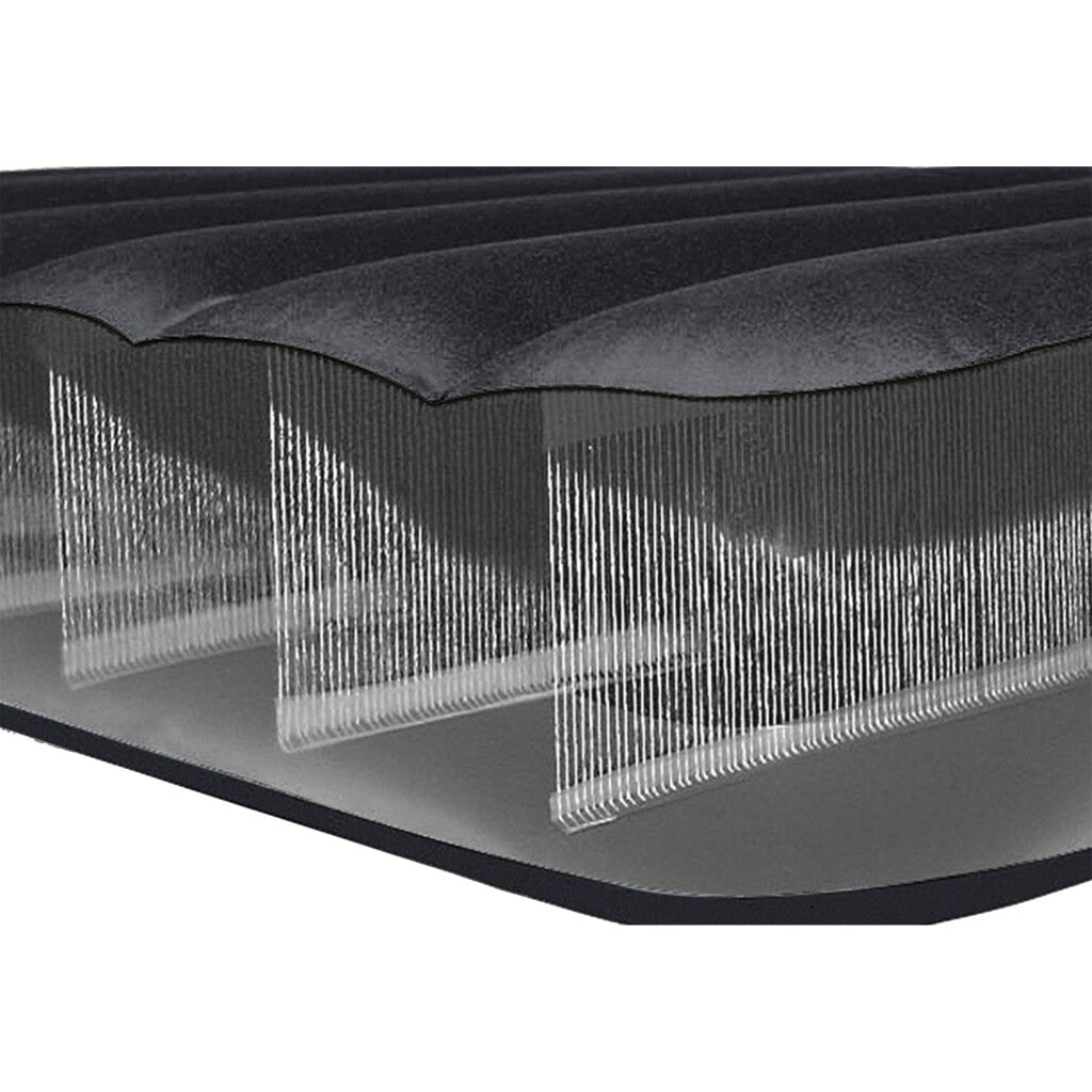 Intex 64146 Kissen Ruhe Klassiker Twin Lufbett + Pumpe 99x191x25 cm Schwarz