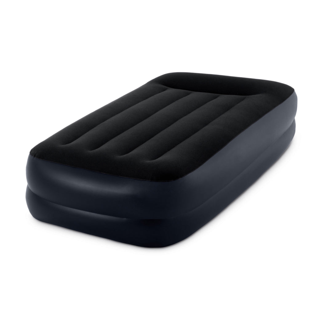 Intex 64122np Pillow Rest hevet luftbed 99x191x42 cm svart