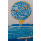 Piscina di nuoto in metallo in metallo Intex 28206NP sulla spiaggia da spiaggia