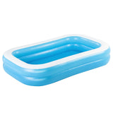 Bestway Family Swimming Pool Inflable Rectangular 262x175x51cm Blanco azul