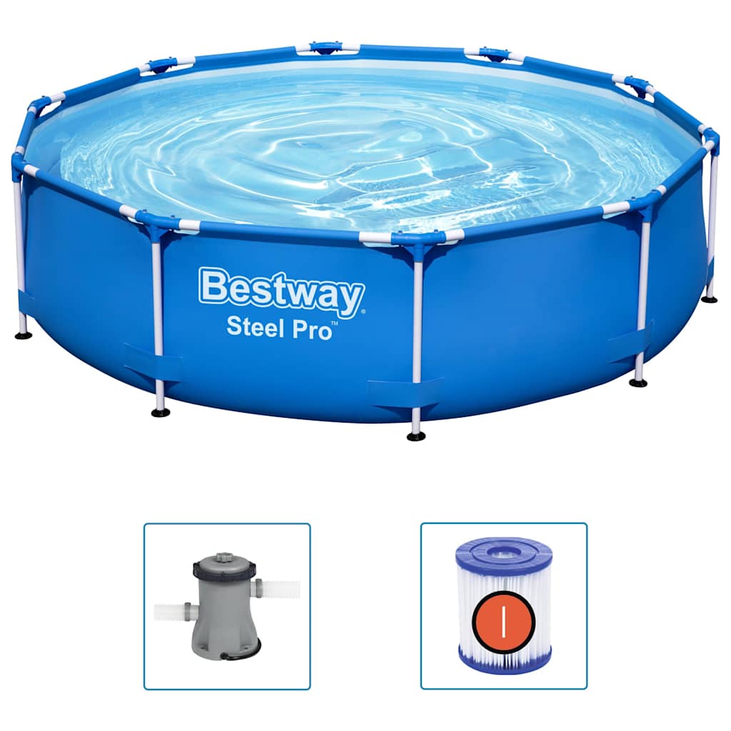 Bestway plavecký bazén ocel pro nastavení kolem 305