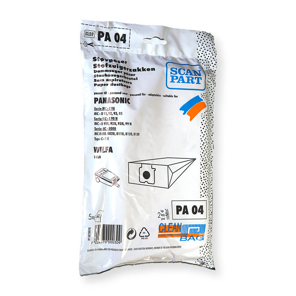 ScanPart PA04 Vreča za prah Panasonic 5 kosov