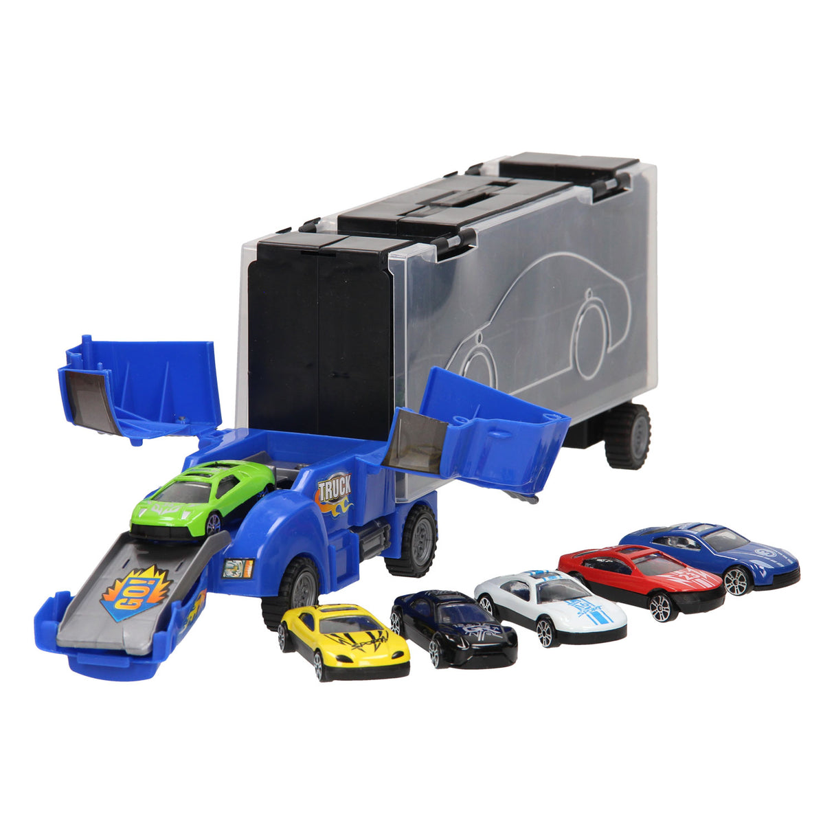 Opbevar autotransporter - blå