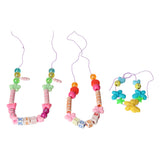 Ensemble de perles coloré, 17dlg.