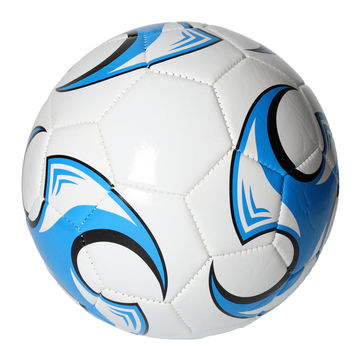 Fotballblå hvit