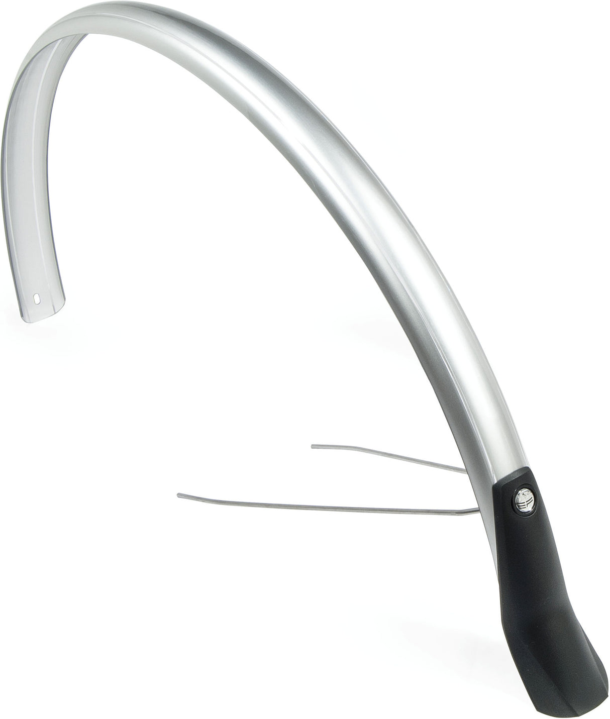 Eurofender Snello rear fender 28 51mm wide, color: silver plastic