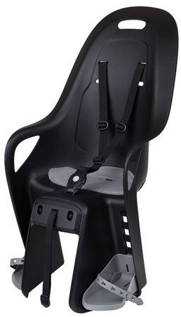 Polisport achterzitje koari mik-hd zwart grijs