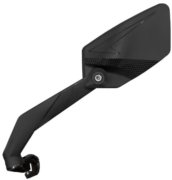 Rand Spierel lénks e -buke Luxus mat der Klamp - extra grouss a liicht dimmrammt Glas