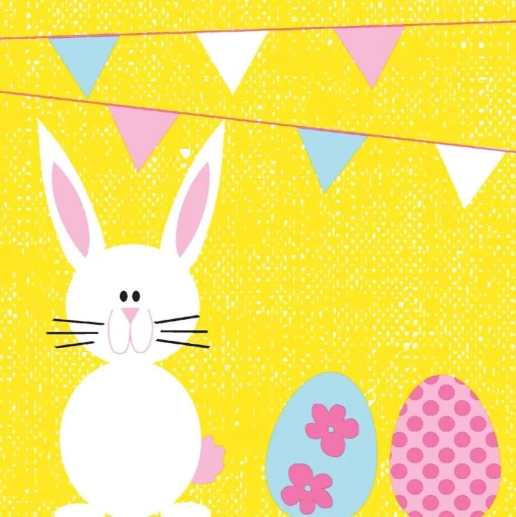 DUNI prtiči Bunny Eggs 3-laags 33x33