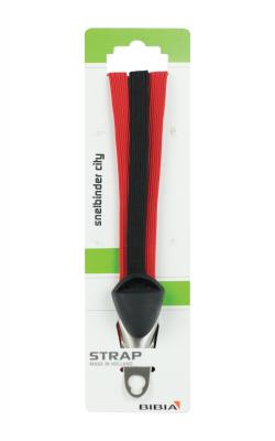 Bibia Widek 151079 Triobinder City Bracket en acier inoxydable rouge noir sur carte