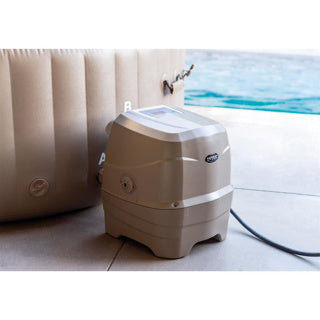 Intex Purrespa Jacuzzi Bubble Massage 4 Pers. 196 cm + couverture économe en énergie voile