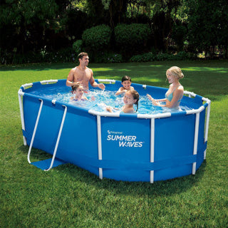 Vagues d'été piscine
