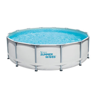 Vagues d'été Cadre d'élite de piscine 427 x 107 cm + pompe filtrante
