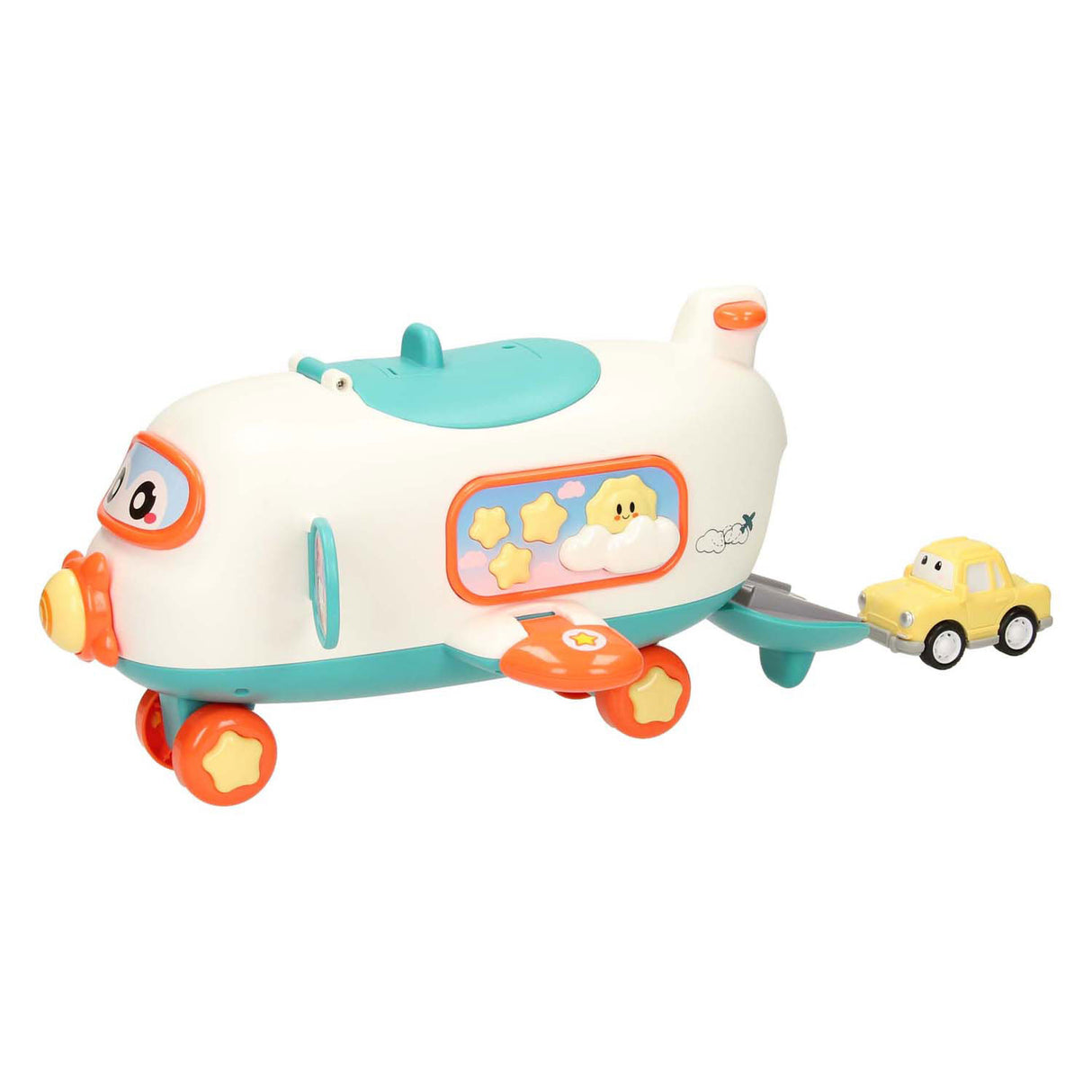 Play set passengers plane with vehicles
