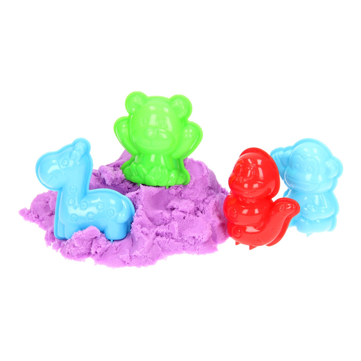 play sand with 4 animals