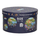 Round Puzzle in Storage Box Day Night, 150st.