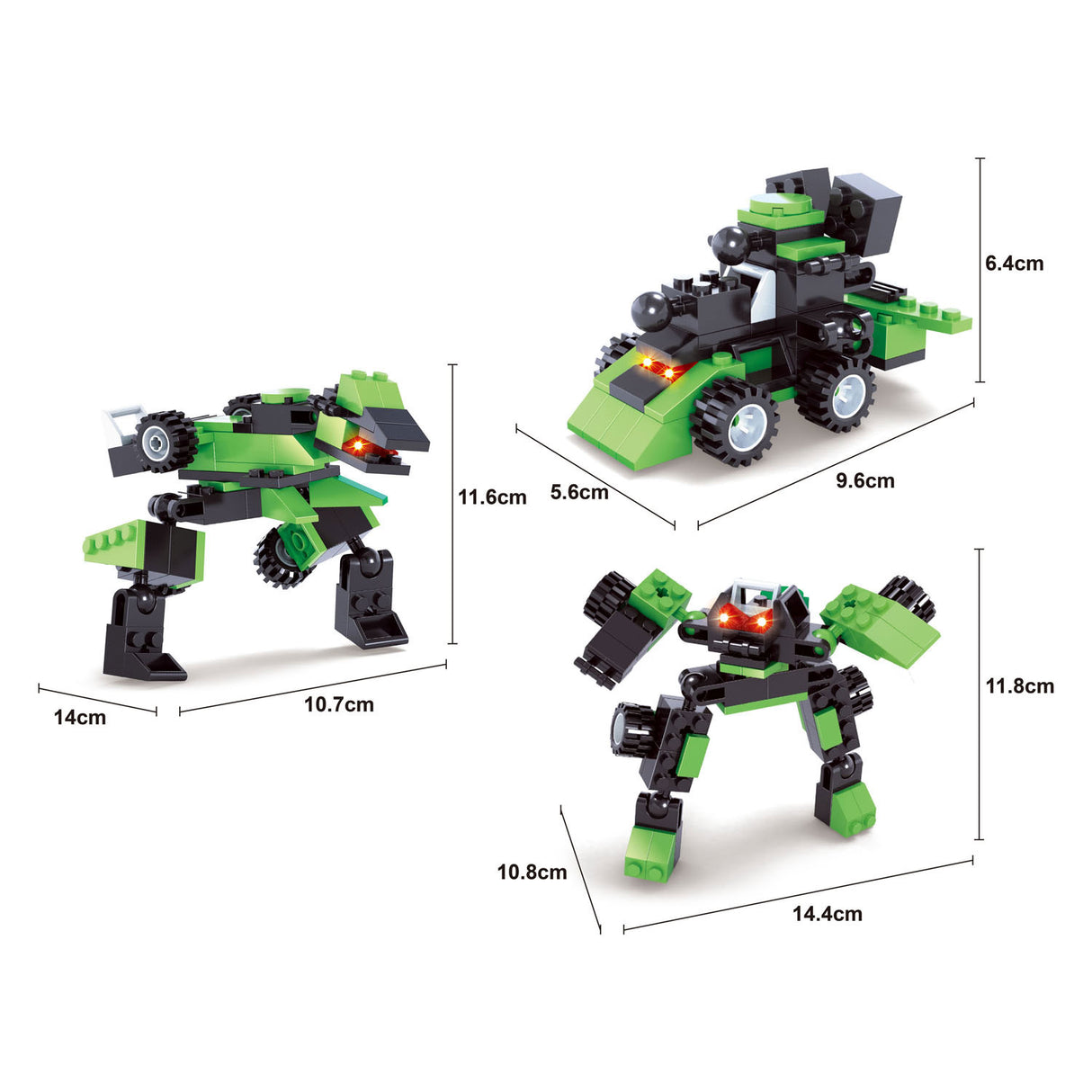 Titans Roboter Bausteine ​​Gebäude Set 3 in 1