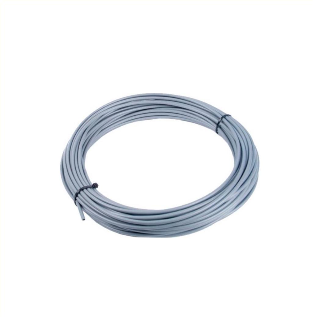 Falkx udendørs kabel (LED) gear 5 mm sølv 50 m på rulle