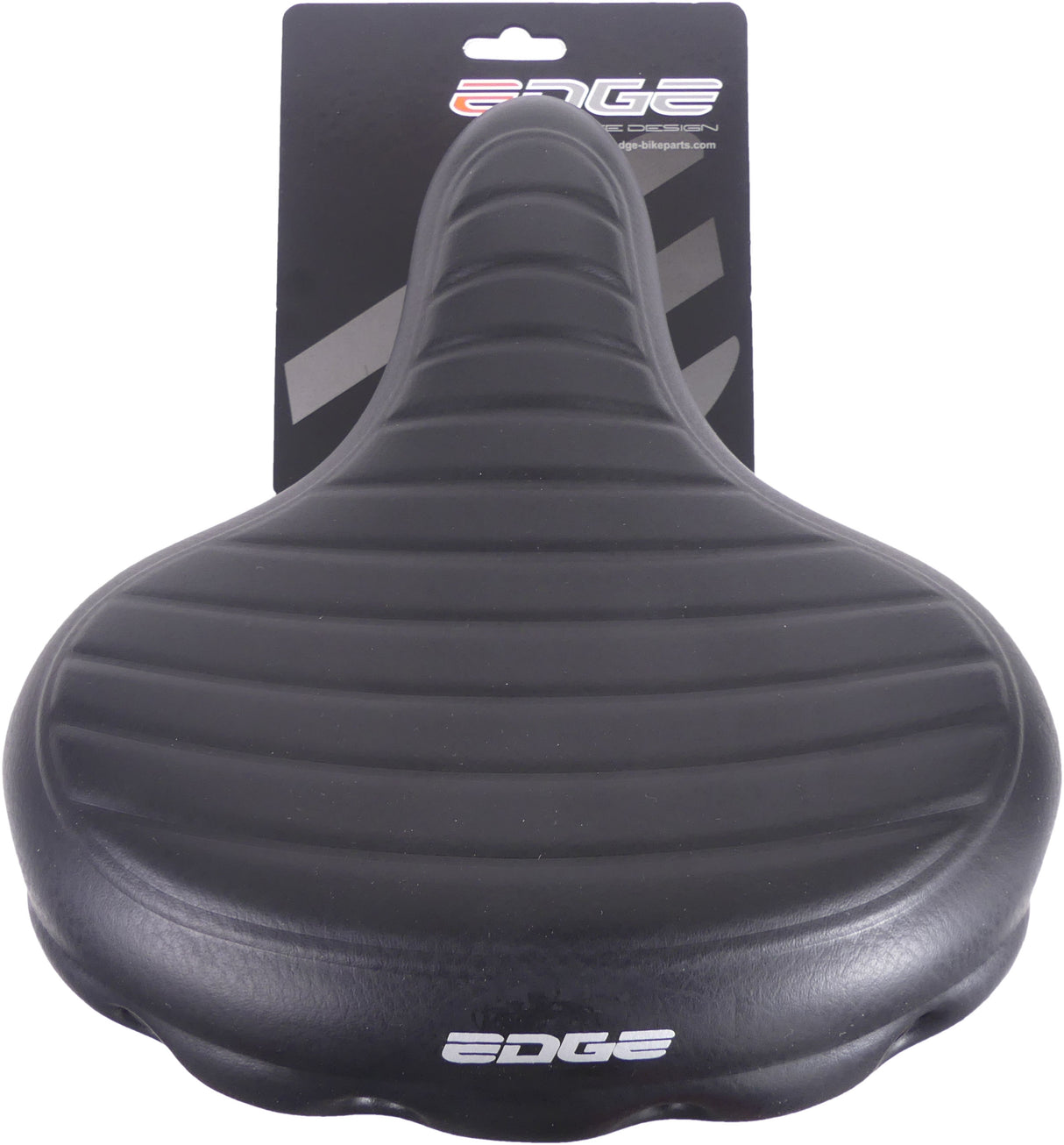 Edge Bicycle Saddle Urban XL Wave - Black