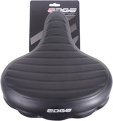 Edge Bicycle Saddle Urban XL Wave - Black