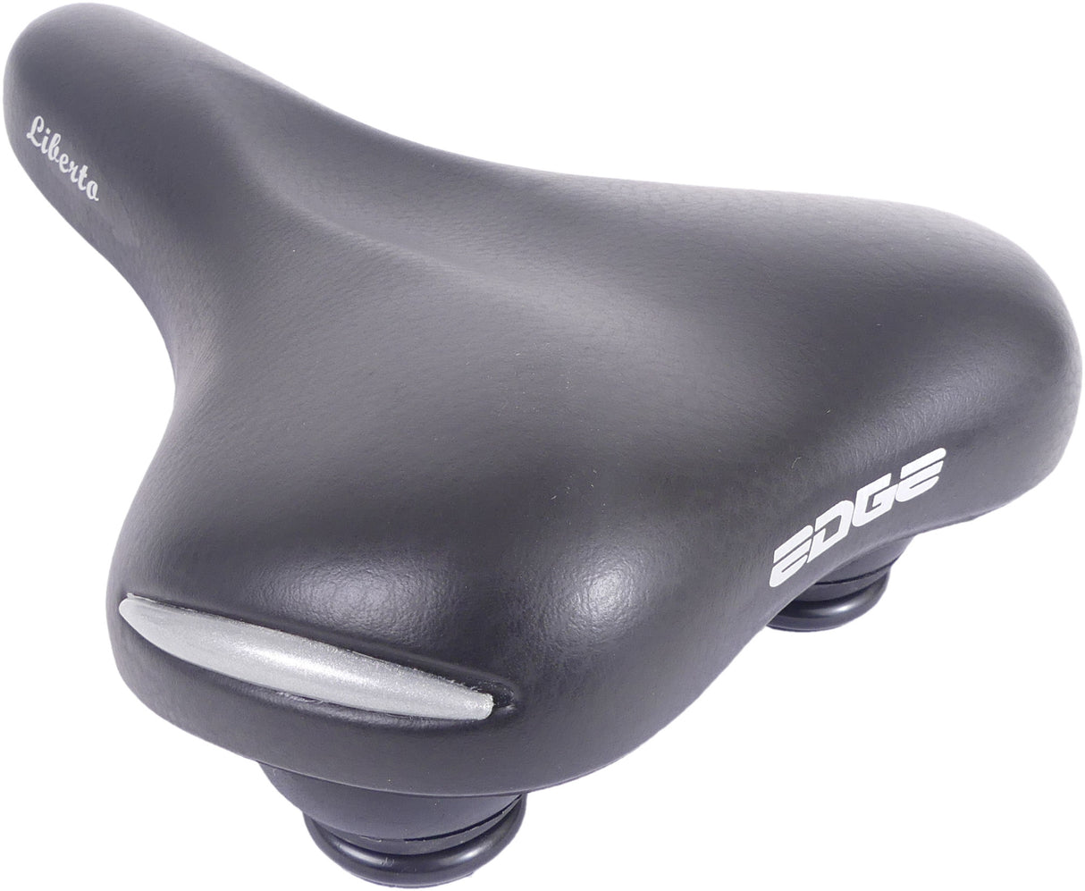 Edge Fietszadel Liberto Zwart (arbeidsplassemballasje)