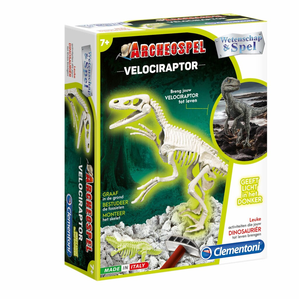 Clementoni Science Game ArcheoSpel Velociraptor
