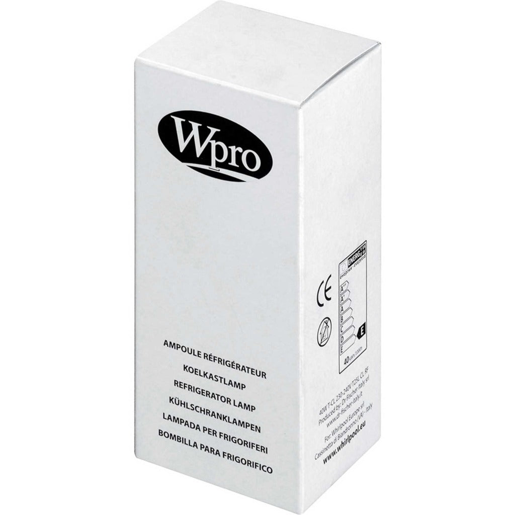 WPRO Cable-Beuke Frigorifero Lampada T-clic T25 40W