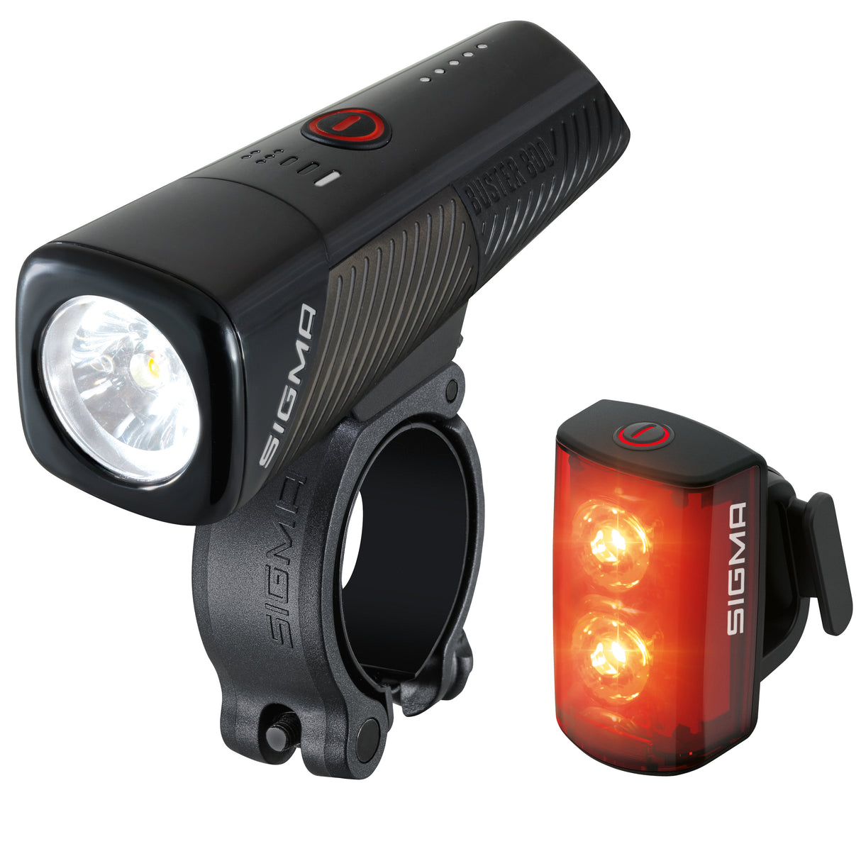 Belysningssett Sigma Buster 800 USB + Buster RL 80 Flash USB