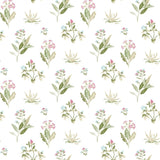 NOORDWAND NOORDWAND PAPE WALLING BLOWING GARDING 6 Fleurs et plantes blanches et vert