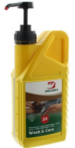 Dreumex Wash Care Nettoyer à main Savon à main 1 litre avec pompe