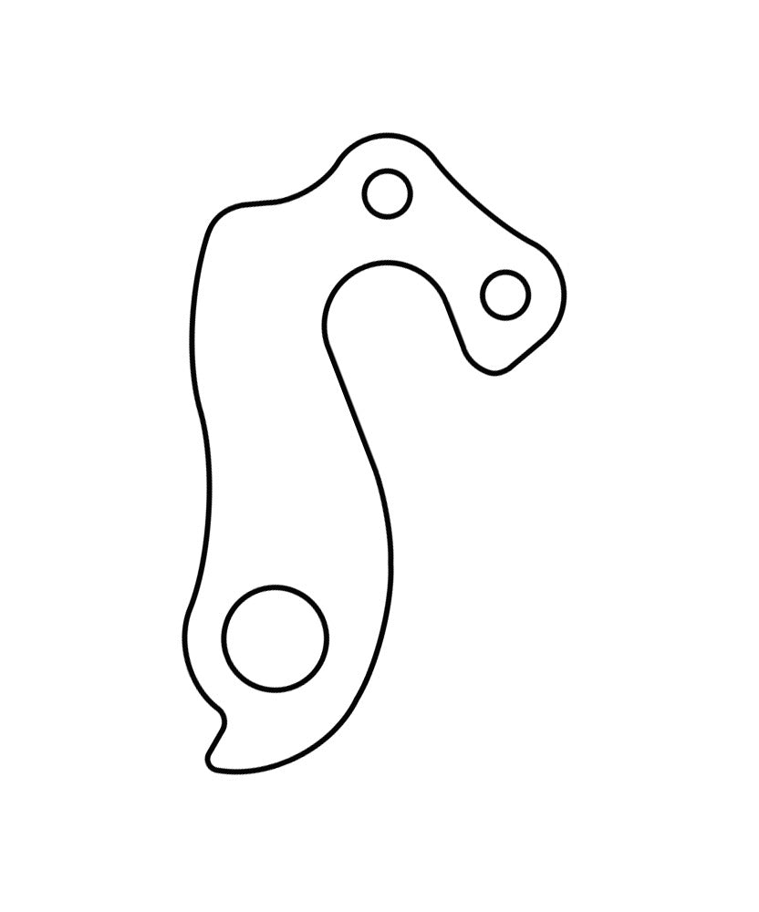 Union Derailleurpad GH-126 con set di viti M4X0.7