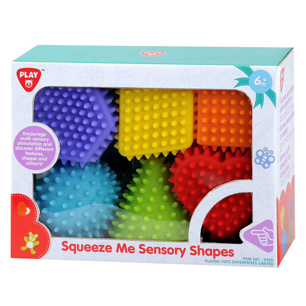 Jouez des figures sensorielles, 6e.