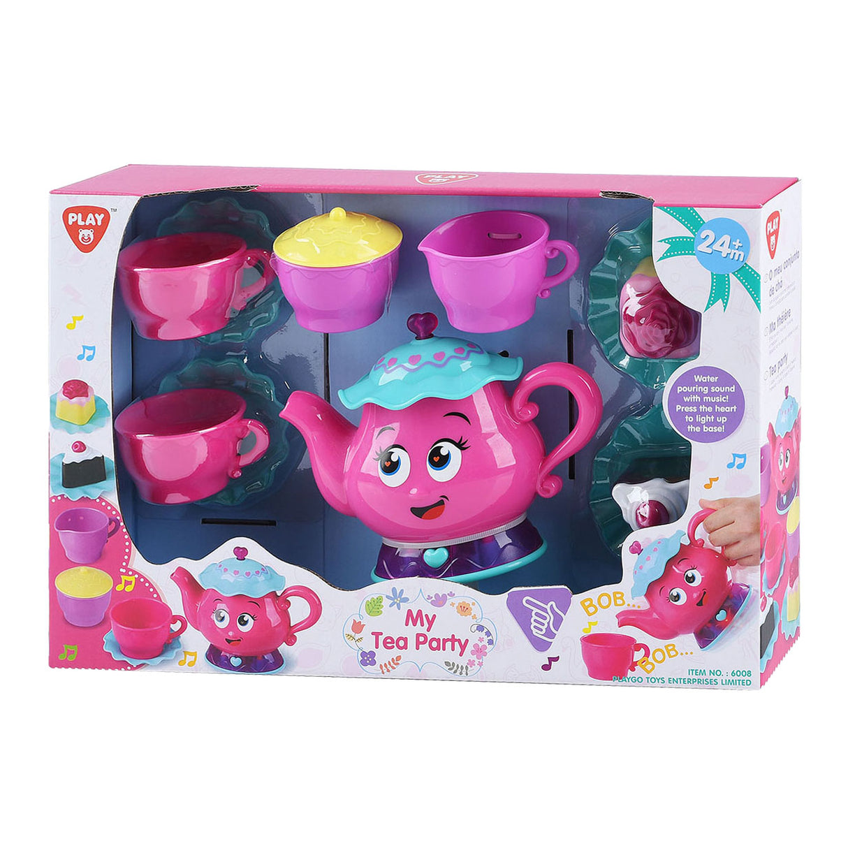 Toca Theekransje Tea Set con luz y sonido, 12dlg.