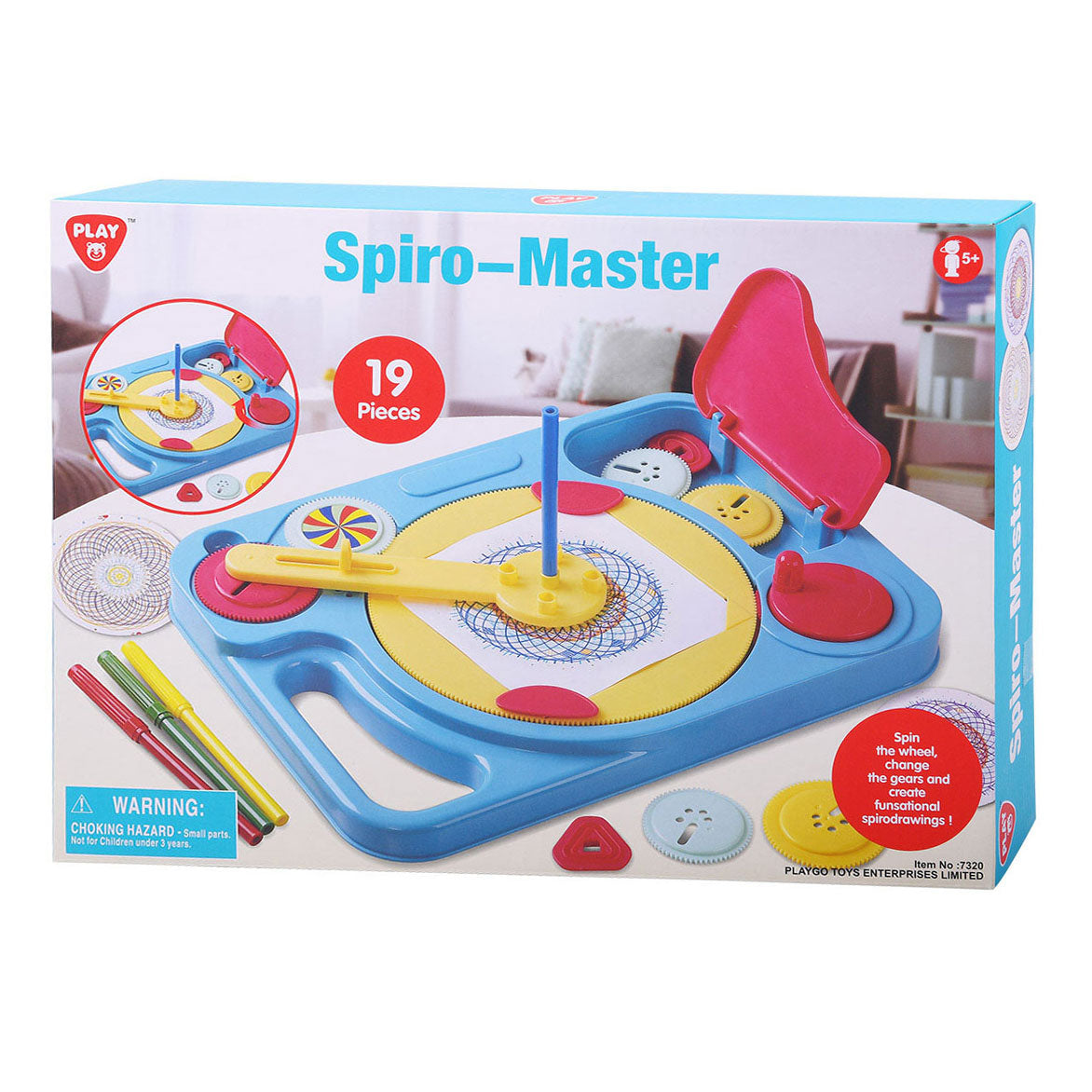 Play spirographer Master Cartet, 19dlg.