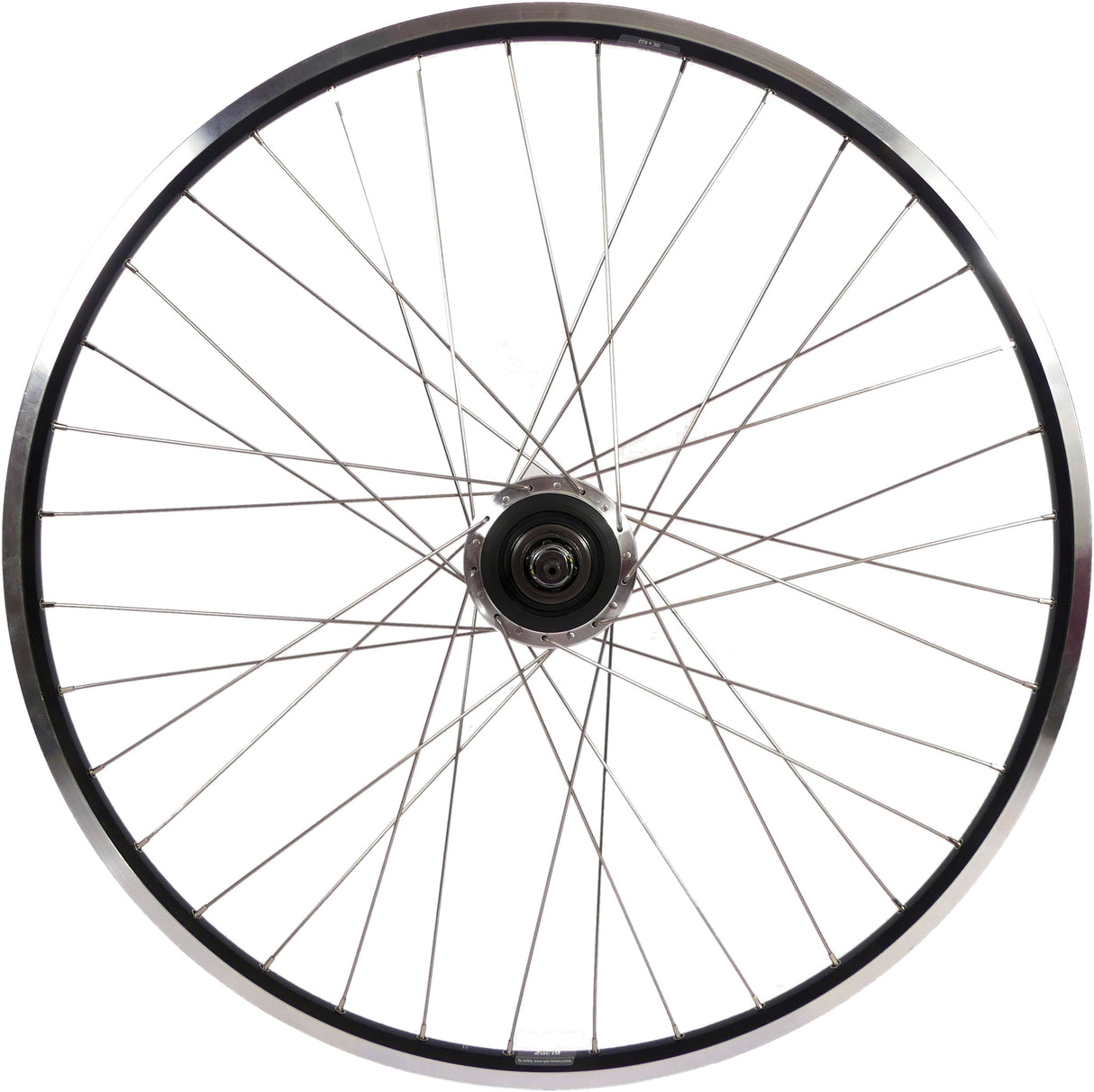 Shimano baghjul 28 622 x 19c med Nexus 7 Hub til Rollerbrake - Black Cut Rim med rustfrit stål eger