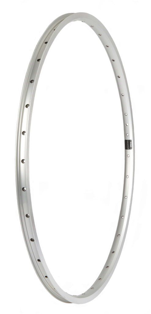 RIM Primax E STR19 28 - 622 x 19C - 36 buchi - SPAKE 14 Valvola francese - argento con bordo del freno