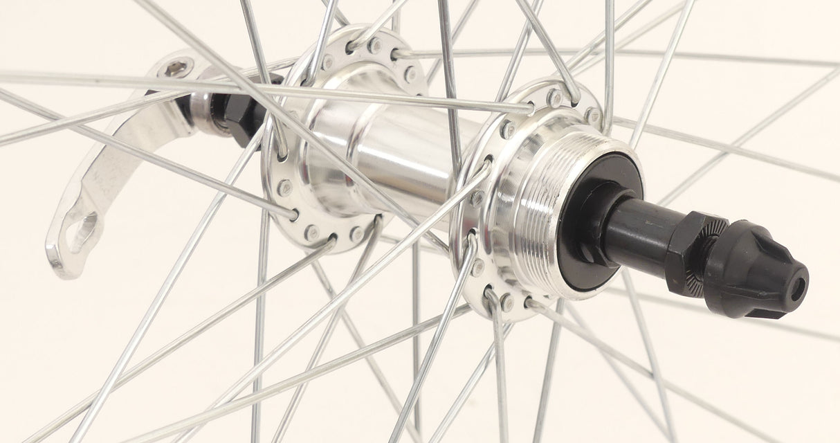 Hënnescht Rad 28 x 1 4 Zac19 Freewheel QR - Sëlwer