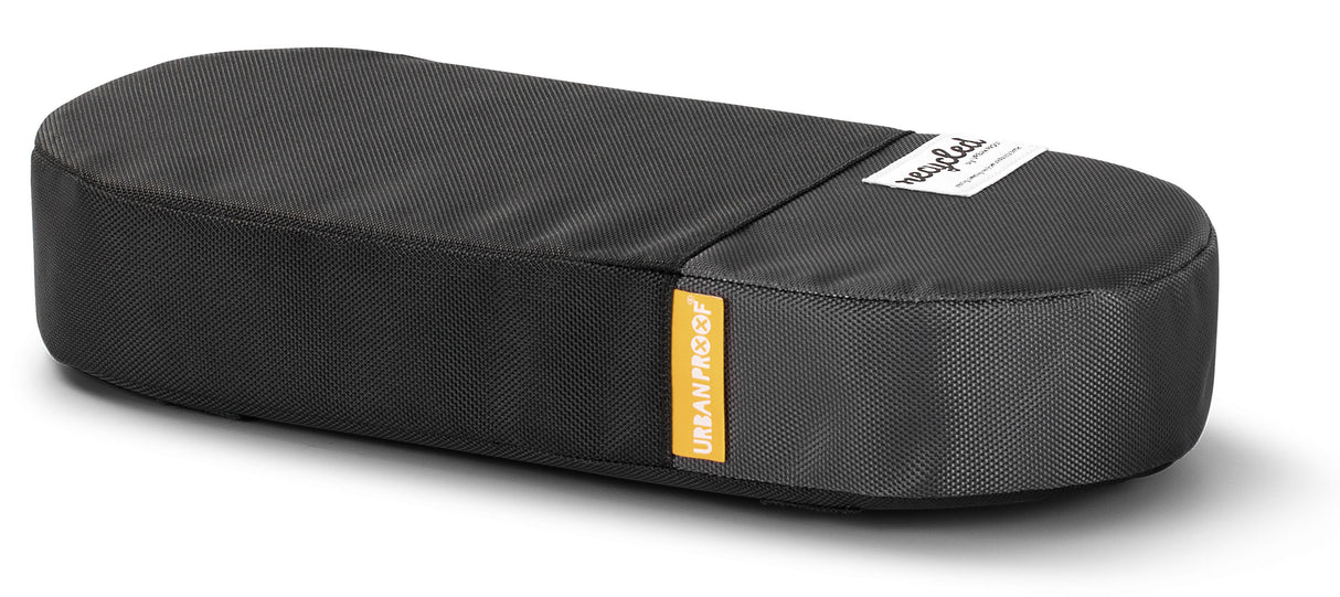 Gepäckverhalten Kissen recycelt 38 cm schwarz grau